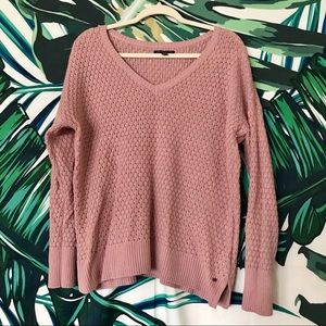 American Eagle Outfitters Pink Sweater